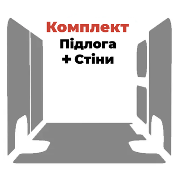 КОМПЛЕКТ 2в1 підлога + стіни Expert L3H1 (колісна база 3275мм, довжина вантажного відсіку 2862мм) MPEXP163275L-MG9 + OEEXP163275L-KU5 фото